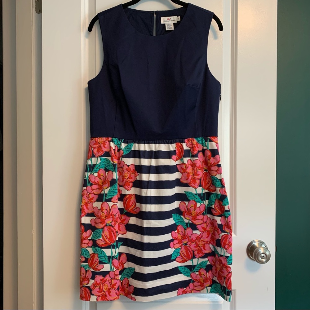 Vineyard Vines Magnolia Striped Dress